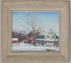 Ridge Valley by Walter Emerson Baum, Oil on board, sold Sep 2025