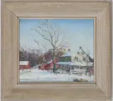 Ridge Valley by Walter Emerson Baum, Oil on board, sold Sep 2025
