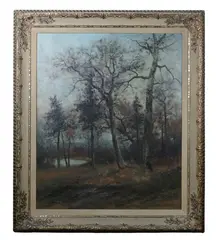 Untitled by Christopher Shearer, Oil on board, sold Sep 2025