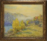 Newcomb Macklin Frame by Elliot Bouton Torrey, Oil on canvas, sold Sep 2025