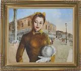 Maxine by Pál Fried, Oil on Canvas "Maxine", sold Sep 2025