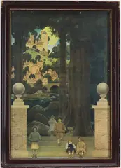 The Sugar-plum Tree by Maxfield Parrish, Lithograph print, sold Sep 2025