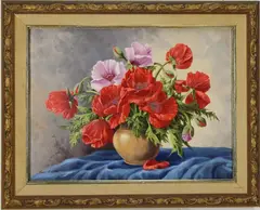 Untitled by Hans N. Liebl, Oil on board, sold Sep 2025