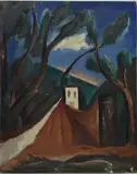 Untitled by Richard Rogers, Oil on board, sold Sep 2025