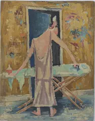 Untitled by Richard Rogers, Oil on board, sold Sep 2025
