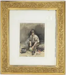 Untitled by Alfred Kappes, Watercolor, sold Oct 2025