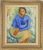 Untitled by Armando Lira, Oil on canvas, sold Oct 2025