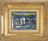 Untitled by Wladimiro Politano, Oil on board, sold Oct 2025