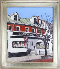 Untitled by David Paul Ohlerking, Oil on board, sold Oct 2025