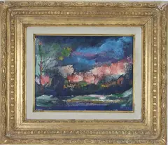 Untitled by Wladimiro Politano, Oil on board, sold Oct 2025