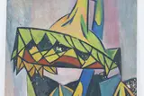 Untitled by Richard Rogers, Oil on board, sold Oct 2025
