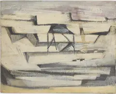 Untitled by Richard Rogers, Oil on board, sold Oct 2025