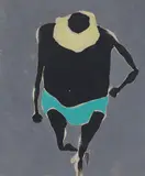 Untitled by Richard Rogers, Oil on board, sold Oct 2025