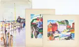 Untitled by Mary Bean Rogers, Watercolors on paper, sold Oct 2025