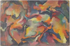 Untitled by Richard Rogers, Oil on board, sold Oct 2025