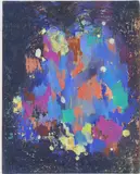 Untitled by Richard Rogers, Oil on board, sold Oct 2025