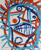 Fear by Louis Tavelli, Oil on paper (2), sold Oct 2025