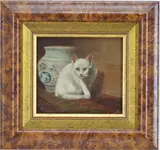 Untitled by John Henry Dolph, Oil on board, sold Nov 2025