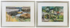 Untitled by Marilyn Swift, Watercolors (2), sold Nov 2025