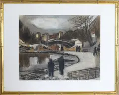 Untitled by Frederick Childs, Pastel on paper, sold Nov 2025