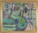 Untitled by Frederick Childs, Oil on canvas, sold Nov 2025