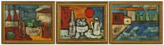 Untitled by Alvaro Baragli, Oil on boards, sold Nov 2025