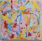 First Bloom by John Gwinn, Oil on canvas wrapped on a wooden frame, sold Nov 2025