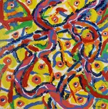Untitled by John Gwinn, Oil on canvas wrapped on a wooden frame, sold Nov 2025