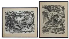 Untitled by John Gwinn, Graphite on paper (2), sold Nov 2025