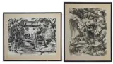 Untitled by John Gwinn, Graphite on paper (2), sold Nov 2025