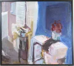 Untitled by Lucy Glick, Oil on canvas, sold Nov 2025