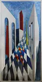 Untitled by Wolfgang Roth, Oil on board, sold Dec 2025