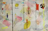 Circus by Wolfgang Roth, Oil on board "Circus", sold Dec 2025