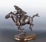 The Leader (Tacticians) by Ernest Berke, Bronze sculpture, sold Dec 2025