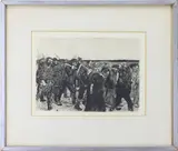 March of the Weavers by Käthe Kollwitz, Etching, sold Dec 2025