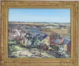 Untitled by Walter Emerson Baum, Oil on board, sold Dec 2025