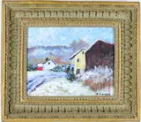 Untitled by Ray Overpeck, Oil on canvas, sold Dec 2025