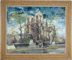 Untitled by Constantine Kluge, Oil on canvas, sold Dec 2025