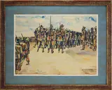 Untitled by Masood Ali Wilbert Warren, Watercolor, sold Dec 2025