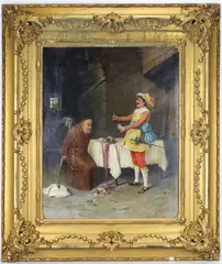 Untitled by Giuseppe Garinei, Oil on canvas, sold Dec 2025