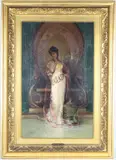 Untitled by Edouard Frederic Wilhelm Richter, Oil on canvas, sold Dec 2025