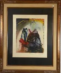 Bullfight by Salvador Dalí, Lithograph print, sold Dec 2025