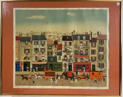 Magic Circus by Michel Delacroix, Lithograph print, sold Dec 2025