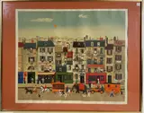 Magic Circus by Michel Delacroix, Lithograph print, sold Dec 2025