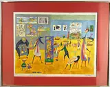 Supermercado de Arte by Guillermo Silva, Lithograph print, sold Dec 2025