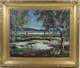 Untitled by Melville F. Stark, Oil on board, sold Dec 2025