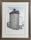 Stone Silo by Peter Keating, Lithograph print, sold Dec 2025
