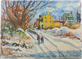 Demonstration Sketch, Leeds Jr. High, Dec. 14 '65 B Esenstat by Ben Eisenstat, Oil on canvas, sold Dec 2025