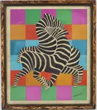 Untitled by Victor Vasarely, Lithograph print, sold Dec 2025