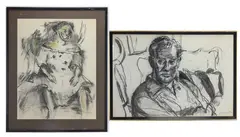 Untitled by John Gwinn, Graphite on paper (2), sold Feb 2026